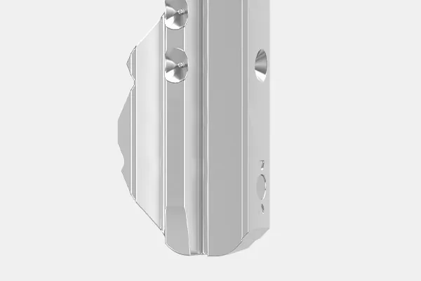 Zijaanzicht van een ABUS Magtec-cilinder